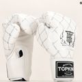 Top King Boxing Chain weiß/silberne Boxhandschuhe 8