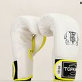 Top King Boxing Reborn Boxhandschuhe weiß/gelb 6