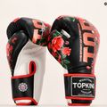 Top King Boxhandschuhe Rose weiß/schwarz 6