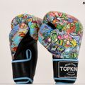 Top King Boxing Culture schwarz/blaue Boxhandschuhe 7