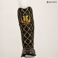 Top King Chain Semi Leather schwarz/goldene Schienbein- und Fußprotektoren 6