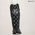 Top King Chain Semi Leather schwarz/silberne Schienbein- und Fußprotektoren 6