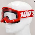100% Accuri 2 neon/rot/klar Fahrradbrille 7