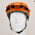 Fahrrad Helm MET Terranova orange/titanium metalic matt 9