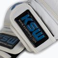 KSW Grappling Handschuhe Leder weiß 5