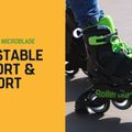 Rollerblade Microblade Kinder Rollschuhe schwarz und gelb 7101700215 10