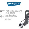 POLISPORT Groovy Maxi FF 29 grün-grau FO Kinderfahrradsitz 8406000032 8