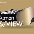 Skibrille Salomon S/View grey/red L41488 7
