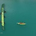 Aqua Marina Recreational Canoe grün Ripple-370 3-Personen aufblasbares 12'2  Kajak 21