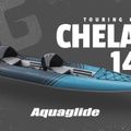Aquaglide Chelan 140 blau 584121105 Aufblasbares 2-Personen-Kajak 8