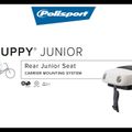 Polisport Guppy Junior CFS Gepäckträger Fahrradsitz grau FO 8636100012 8