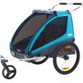 Thule Coaster XT Fahrradanhänger+Kinderwagen zweisitzig grün 10101820 11