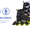 Herren Playlife Lancer 84 Rollerskates schwarz 880275 17