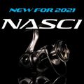 Shimano Nasci FC Spinnrolle silber NASC2000SFC 5