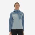 Damen Softshelljacke Patagonia R1 CrossStrata Hoody lagom blau 16