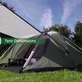 Coleman Rock Springs 4 Personen Camping Zelt 4 grün 2000038888 7