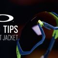 Oakley Flug Jacke Radfahren Brille schwarz und lila 0OO9401 8