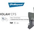 Polisport Koolah CFS Gepäckträger Fahrradsitz grau FO 8631500005 7