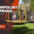 HUMBAKA Super 244 cm orange Gartentrampolin Super-8' Tramps 27