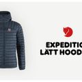 Herren Fjällräven Expedition Latt Hoodie Daunenjacke schwarz F86119 4