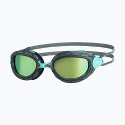 Schwimmbrille Zoggs Predator Titanium Reactor grey/ turquoise/ titanium reactor