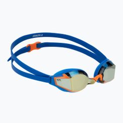 Schwimmbrille TYR Stealth-X Performance Mirrored navy/gold