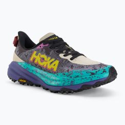 Laufschuhe Herren Damen HOKA Speedgoat 6 oatmeal/mountain iris