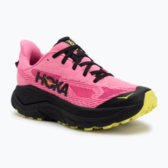 Damen-Laufschuhe HOKA Challenger 8 neon rose/schwarz