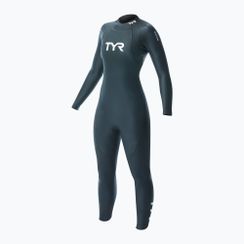 Triathlon neoprenanzug Damen TYR Hurricane Cat 1 schwarz HCAOF