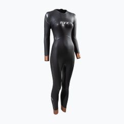 Damen Triathlon Neoprenanzug ZONE3 Thermal Agile 3 mm schwarz/gold