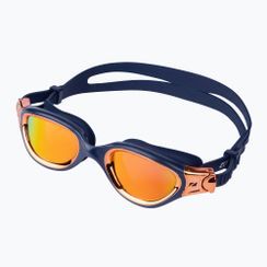 Schwimmbrille ZONE3 Venator-X navy/copper/polarised revo gold