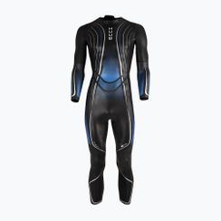 Herren Triathlonanzug aus Neopren HUUB Agilis II Back Zip 3.5 metallic blue