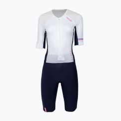 Damen-Triathlonanzug HUUB Anemoi 3 SUB22 white/navy/pink