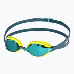 Schwimmbrille Speedo Fastskin Speedsocket 2 Mirror hyper yellow/cobalt/emerald