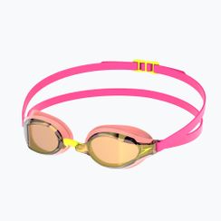 Schwimmbrille Speedo Fastskin Speedsocket 2 Mirror neon melon/vermilion/gold mirror