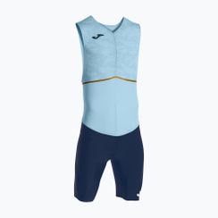 Herren Triathlonanzug Joma Record III Bodysuit himmelblau-navy