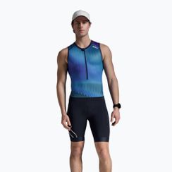 Triathlon-Anzug Herren 2XU Core azure blue/midnight