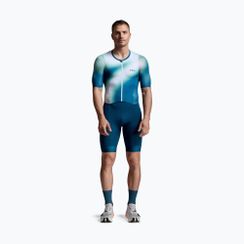 Triathlonanzug für Herren 2XU Aero Hex Sleeved jelly mint/majol