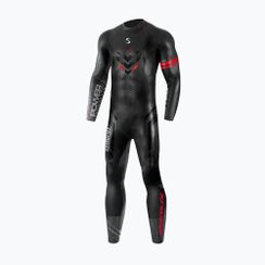 Triathlon-Neoprenanzug für Herren Synergy Adrenaline Full Sleeve 5 mm black/red