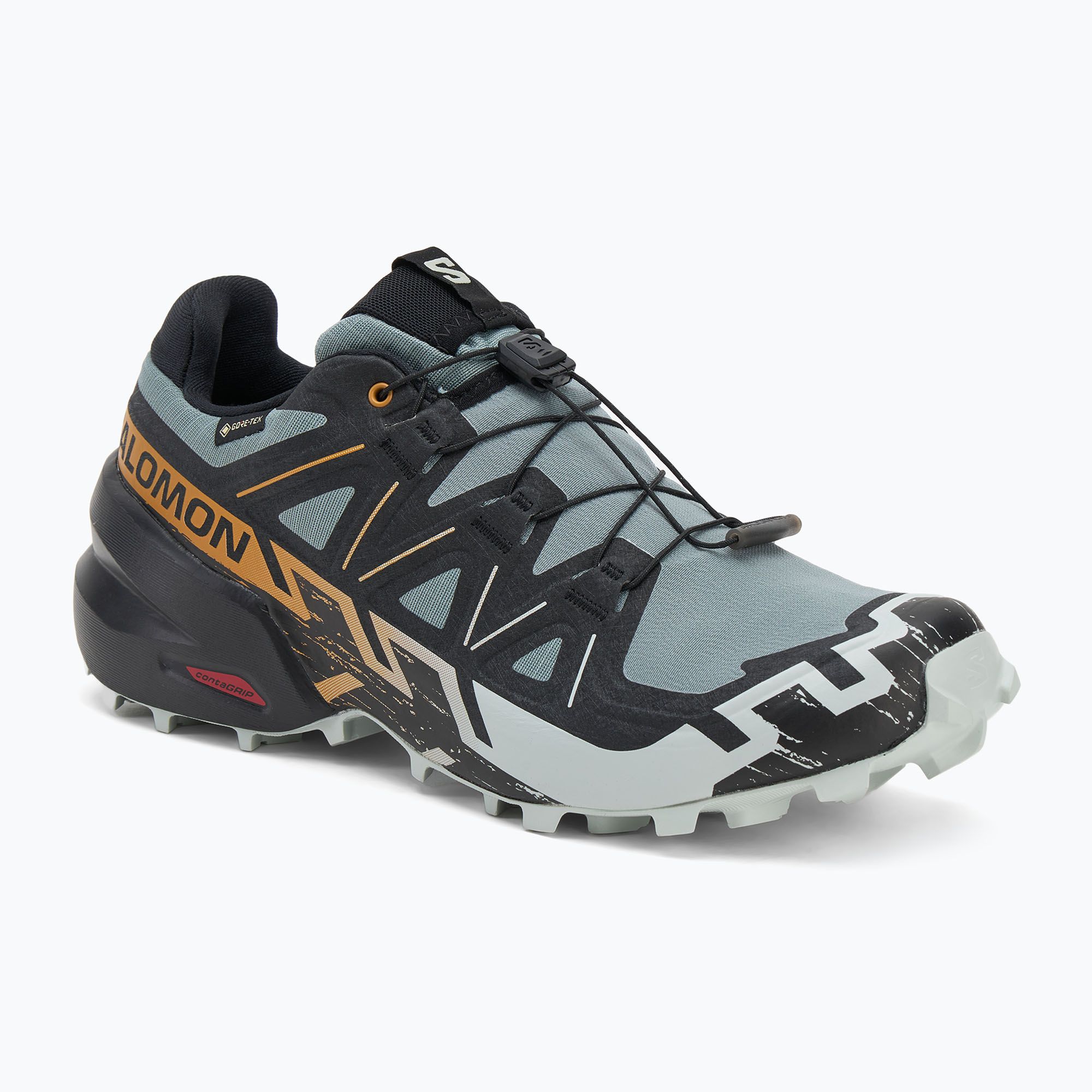 Herren-Laufschuhe Salomon Speedcross 6 GTX trooper/schwarz/wood thrush ...