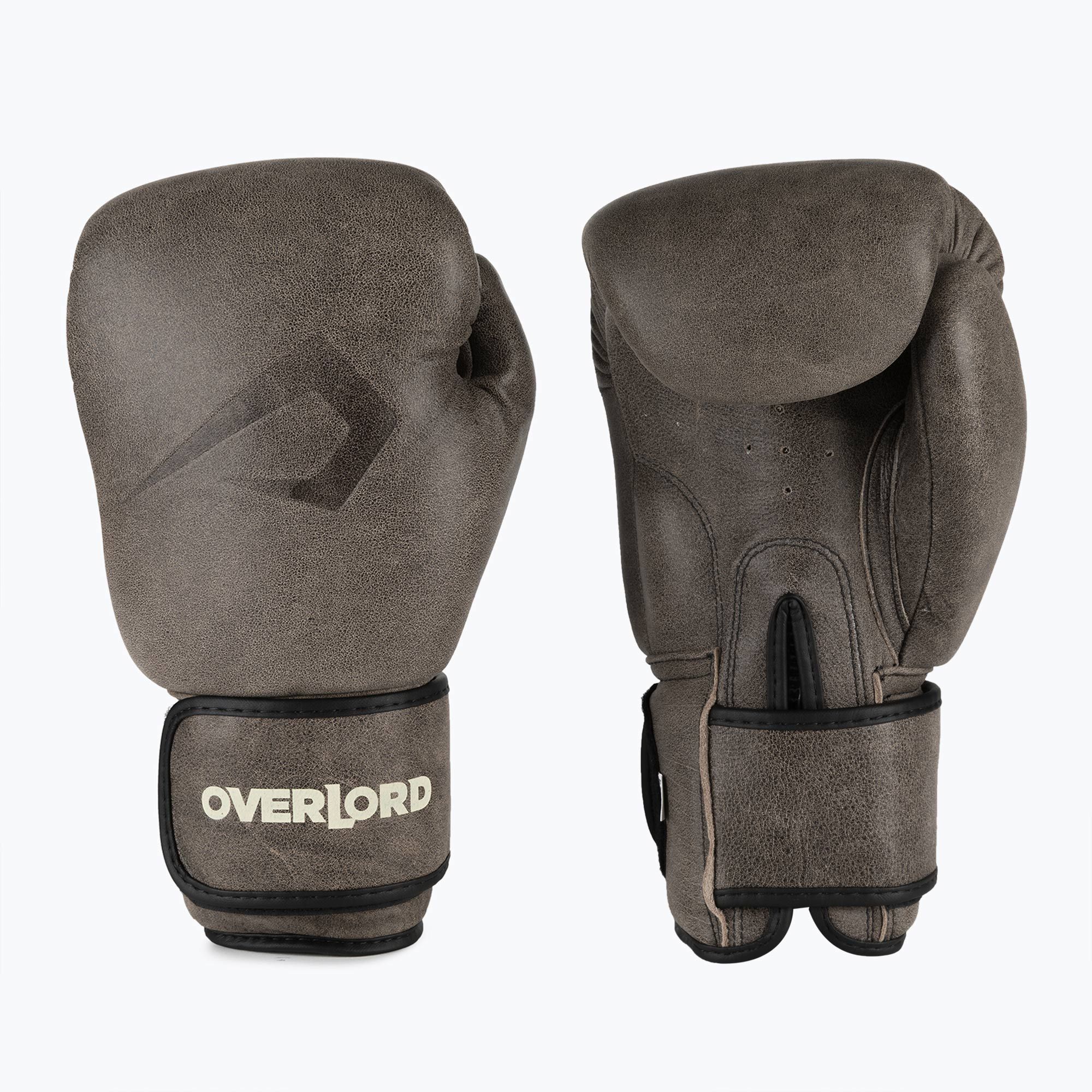Overlord Old School braune Boxhandschuhe 100006-BR/10OZ (100006 ...