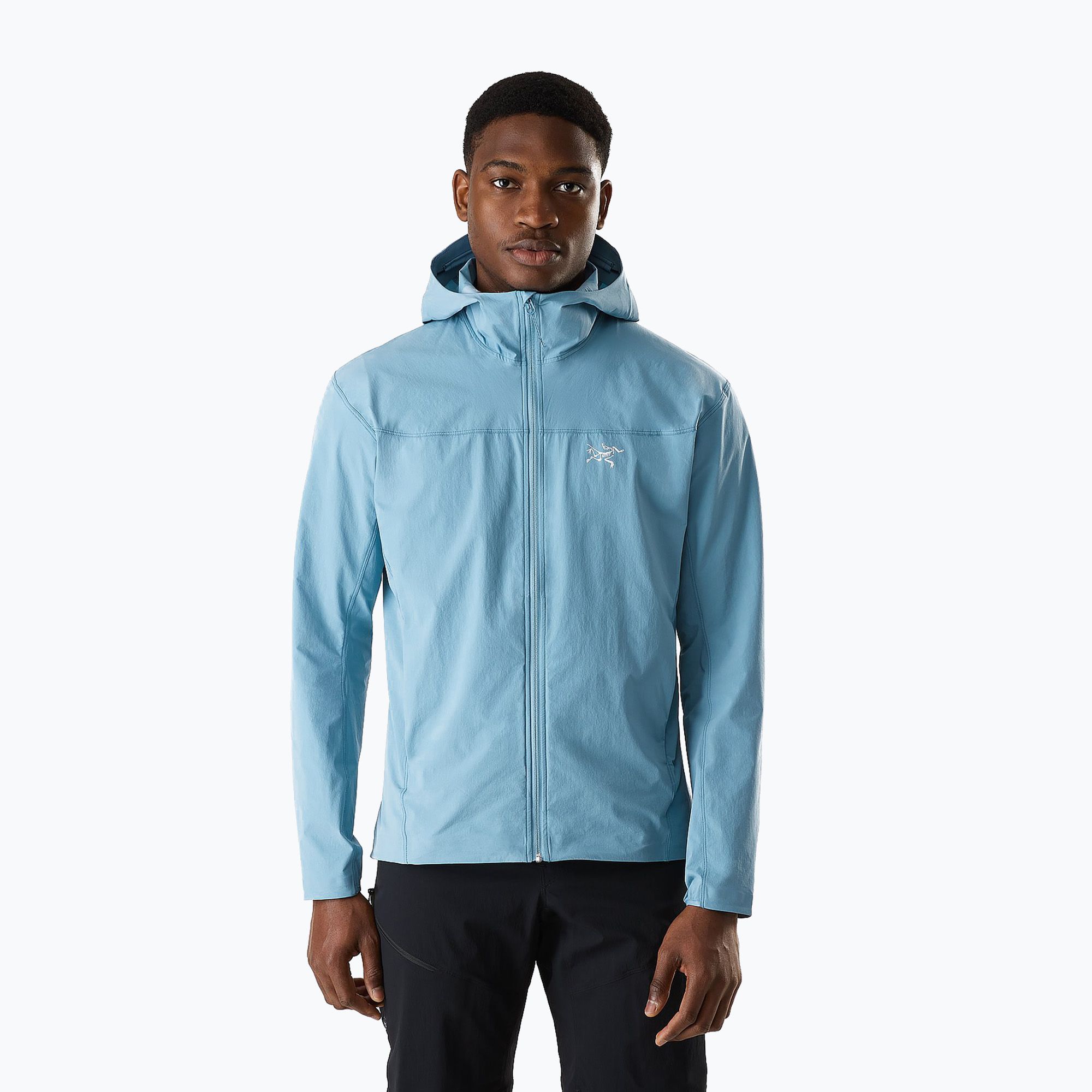 ARC'TERYX Gamma LT Jacket ブルー Amine着用 Review of the Arc'Teryx Gamma LT Hoody Jacket | SKI