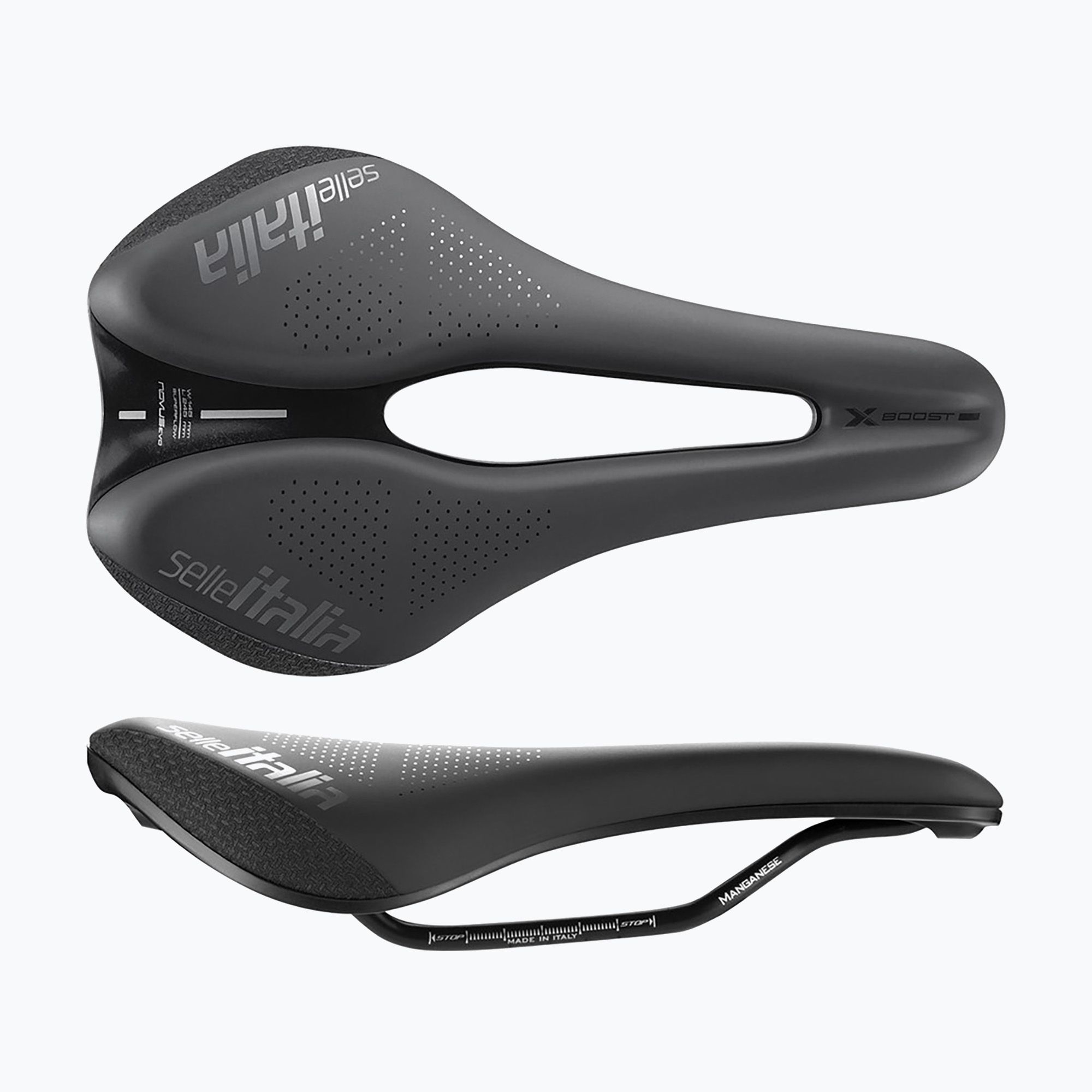 Selle SELLE ITALIA Novus SUPERFLOW Endurance TM Rails Manganèse - Équipements vélos