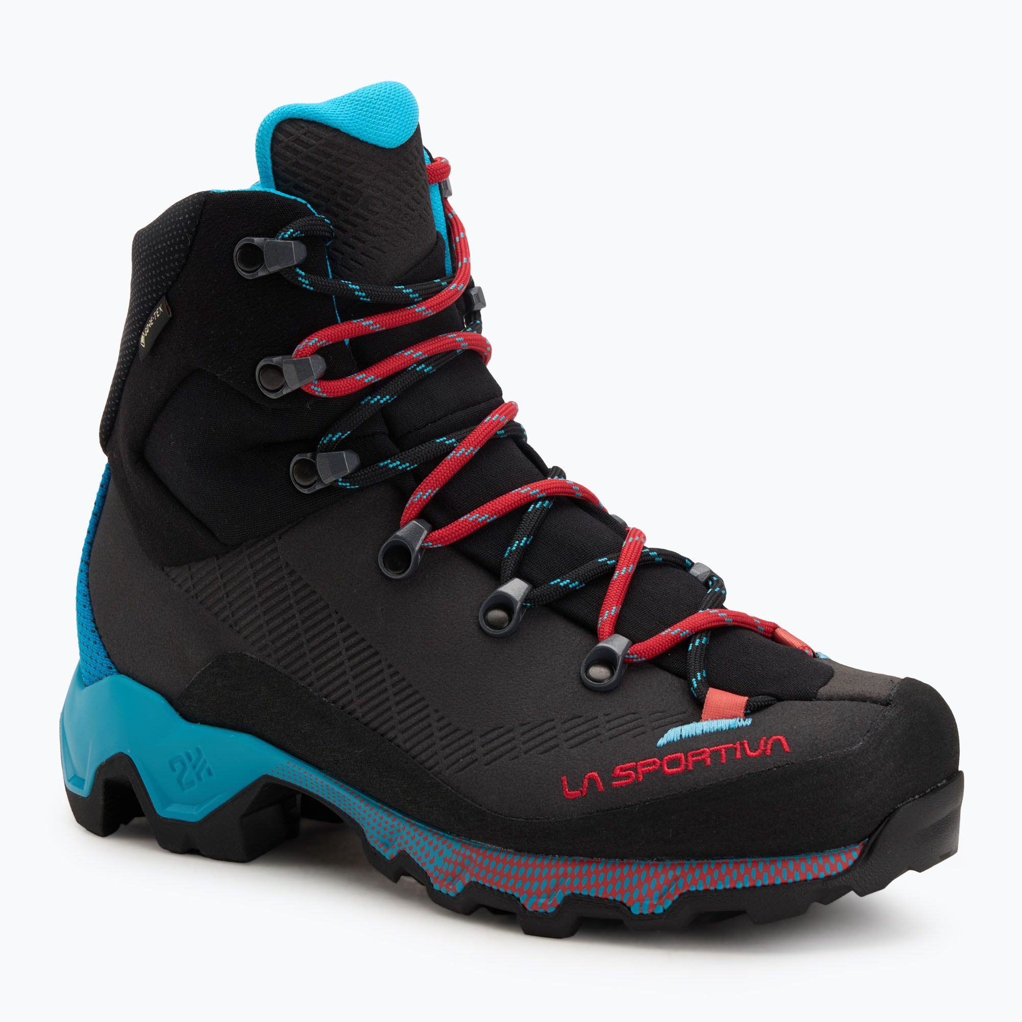 Damen Trekkingschuhe La Sportiva Aequilibrium Trek GTX Carbon malibu 