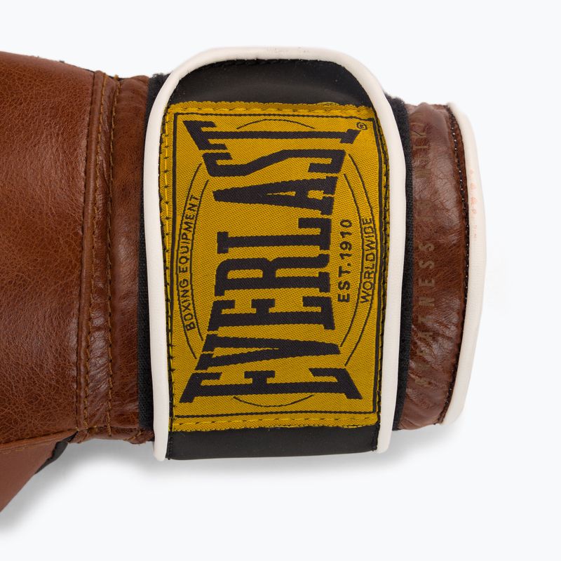 EVERLAST 1910 Classic Boxhandschuhe braun EV1910 5