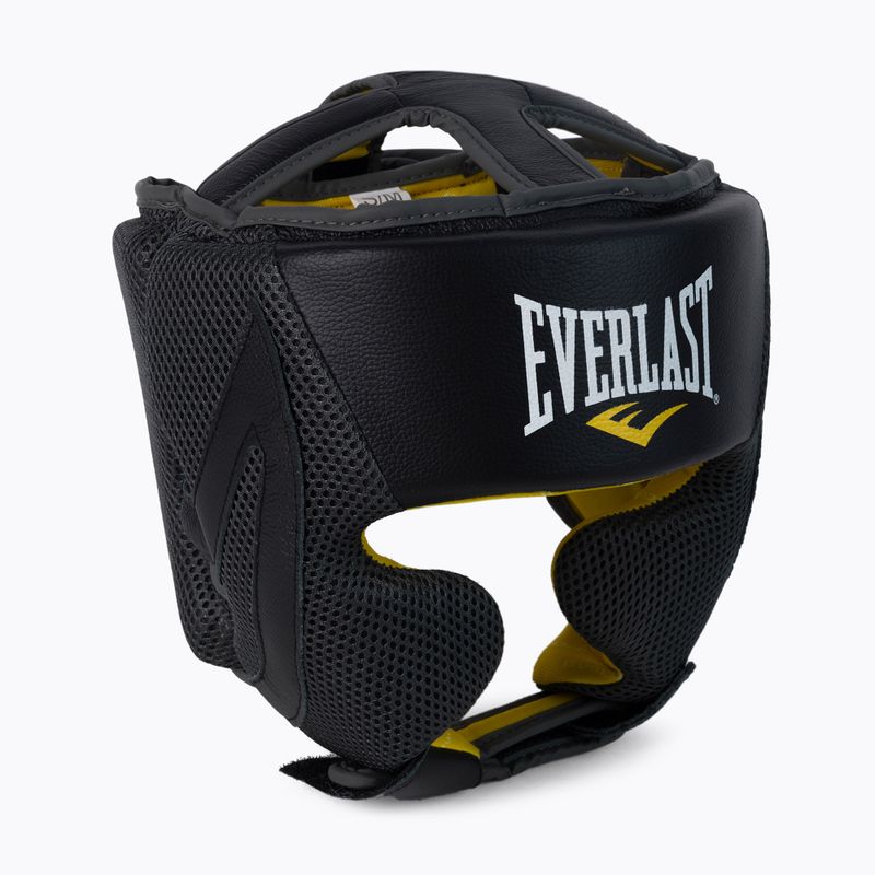 EVERLAST C3 Boxhelm Evercool Pro Premium Leder schwarz EV3711