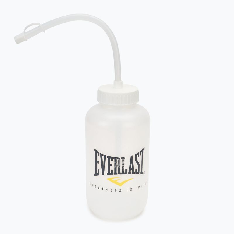 Trinkflasche mit Strohhalm Everlast EV1980 white