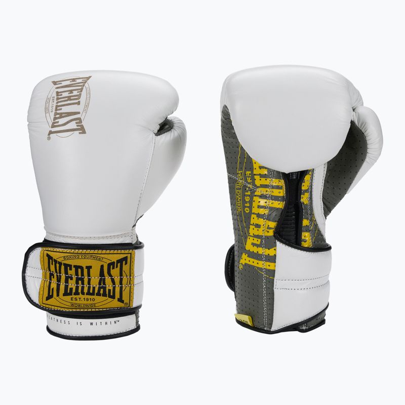 EVERLAST Boxhandschuhe 1910 Classic Pro weiß EV1910 3