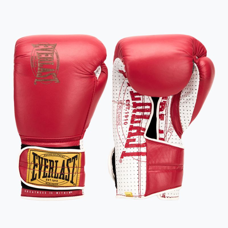 Boxhandschuhe Everlast 1910 Classic Pro red 7