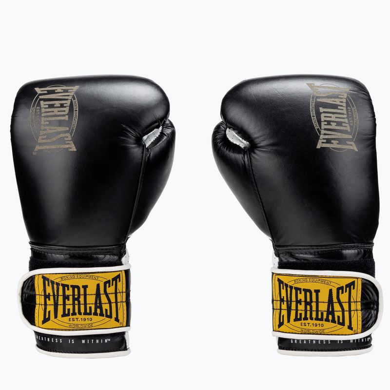 EVERLAST 1910 Classic Pro Schwarz Boxhandschuhe EV1910PRO BL-12 OZ. 3